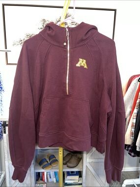 Lululemon Half-Zip University of Minnesota 1/4 Scuba Women’s Size L/XXL
